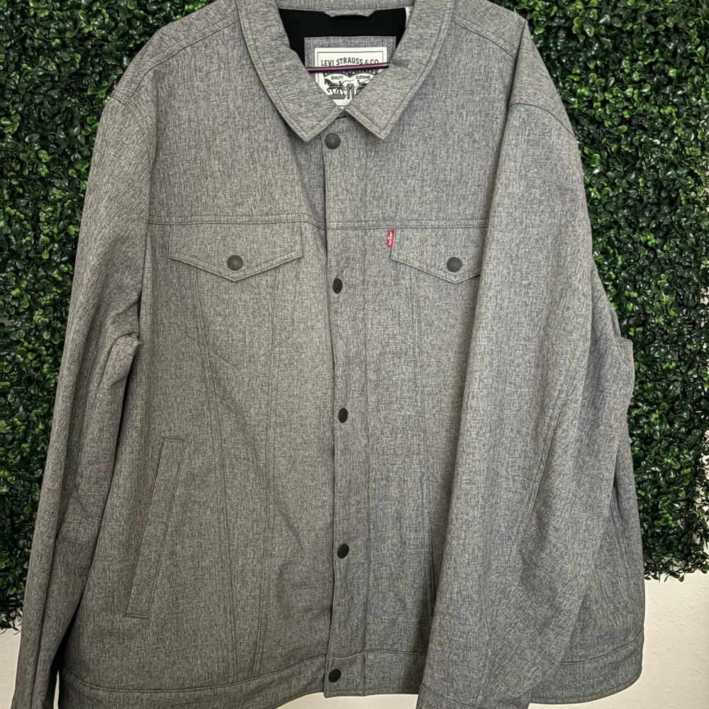 Levi's Charcoal Gray Men's Shirt Jacket 3XL